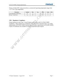 FTLX1371D3BCL Datasheet Page 7