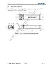 FTLX1371D3BCL Datasheet Page 11