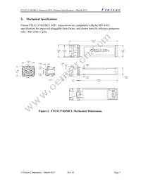 FTLX1374D3BCL Datasheet Page 7