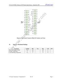 FTLX1412D3BCL Datasheet Page 3