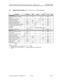 FTLX1412D3BCL Datasheet Page 5