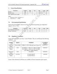 FTLX1412D3BCL Datasheet Page 6
