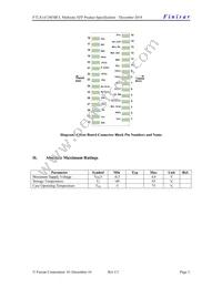 FTLX1412M3BCL Datasheet Page 3