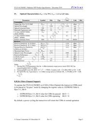 FTLX1412M3BCL Datasheet Page 5