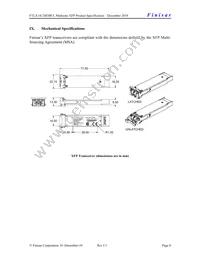 FTLX1412M3BCL Datasheet Page 8