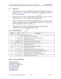FTLX1412M3BCL Datasheet Page 11
