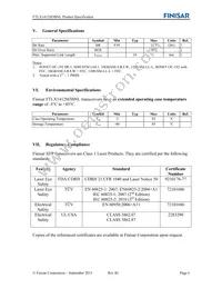 FTLX1412M3BNL Datasheet Page 6