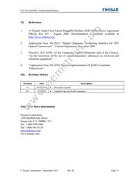 FTLX1412M3BNL Datasheet Page 11