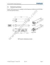 FTLX1412M3BTL Datasheet Page 8