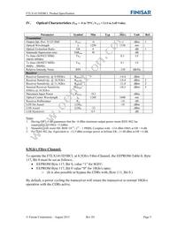 FTLX1413M3BCL Datasheet Page 5