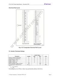 FTLX1441E2 Datasheet Page 4