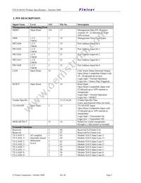 FTLX1461E2 Datasheet Page 2