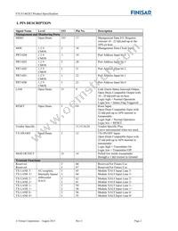 FTLX1462E2 Datasheet Page 2