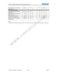 FTLX1471D3BCV Datasheet Page 9