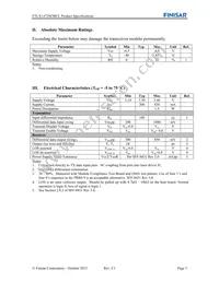 FTLX1472M3BCL Datasheet Page 3