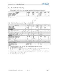 FTLX1472M3BTL Datasheet Page 3