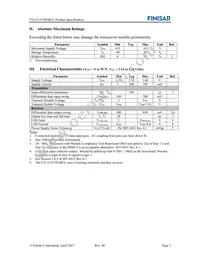FTLX1475D3BCL Datasheet Page 3