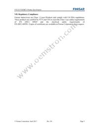 FTLX1475D3BCL Datasheet Page 5