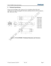 FTLX1475D3BCL Datasheet Page 8