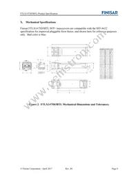 FTLX1475D3BTL Datasheet Page 8