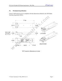FTLX1611M3 Datasheet Page 8
