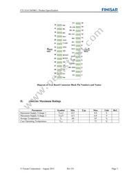 FTLX1612M3BCL Datasheet Page 3