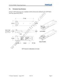 FTLX1612M3BCL Datasheet Page 8