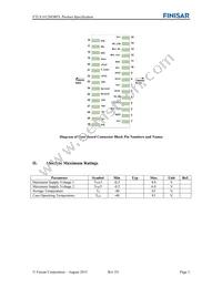 FTLX1612M3BTL Datasheet Page 3