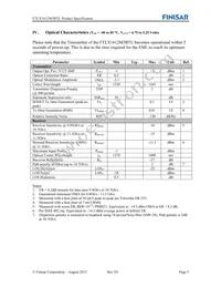 FTLX1612M3BTL Datasheet Page 5