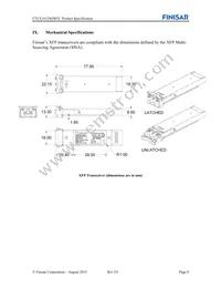 FTLX1612M3BTL Datasheet Page 8
