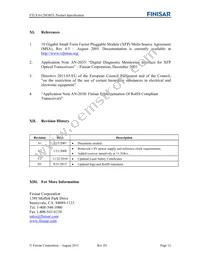 FTLX1612M3BTL Datasheet Page 12