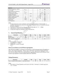 FTLX1671D3BCL Datasheet Page 4