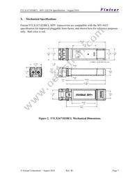 FTLX1671D3BCL Datasheet Page 7
