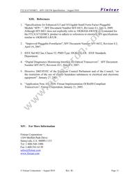 FTLX1671D3BCL Datasheet Page 11