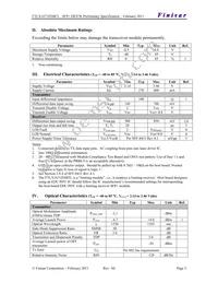 FTLX1671D3BTL Datasheet Page 3