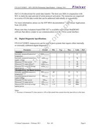 FTLX1671D3BTL Datasheet Page 6