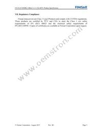 FTLX1672D3BCL Datasheet Page 5