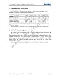 FTLX1672D3BCL Datasheet Page 7