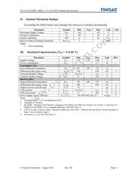 FTLX1672D3BNL Datasheet Page 3