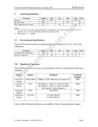 FTLX1811M3 Datasheet Page 6