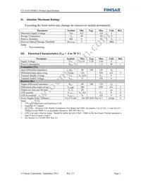 FTLX1871D3BCL Datasheet Page 3