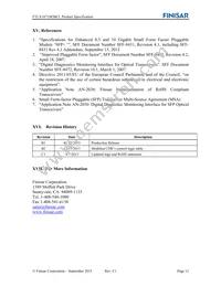 FTLX1871M3BCL Datasheet Page 12