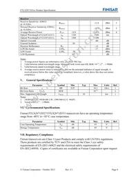 FTLX2071D327 Datasheet Page 4