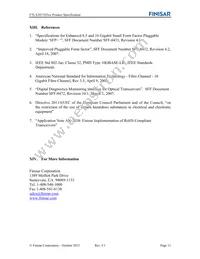 FTLX2071D327 Datasheet Page 11