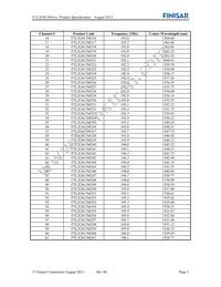 FTLX3613M361 Datasheet Page 2