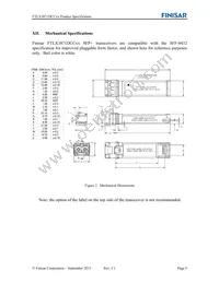 FTLX3871DCC61 Datasheet Page 9