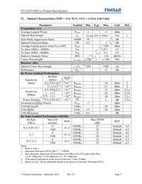 FTLX3871MCC61 Datasheet Page 5