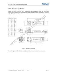 FTLX3871MCC61 Datasheet Page 10