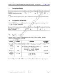 FTLX4213J3L990 Datasheet Page 7