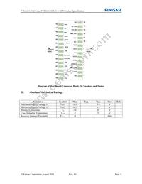 FTLX6614MCC Datasheet Page 3